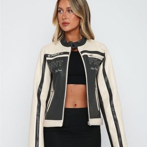 White Fox Boutique Biker Jacket